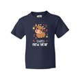thumbnail image 1 of Inktastic Happy New Year Cute Ox Youth T-Shirt, 1 of 5