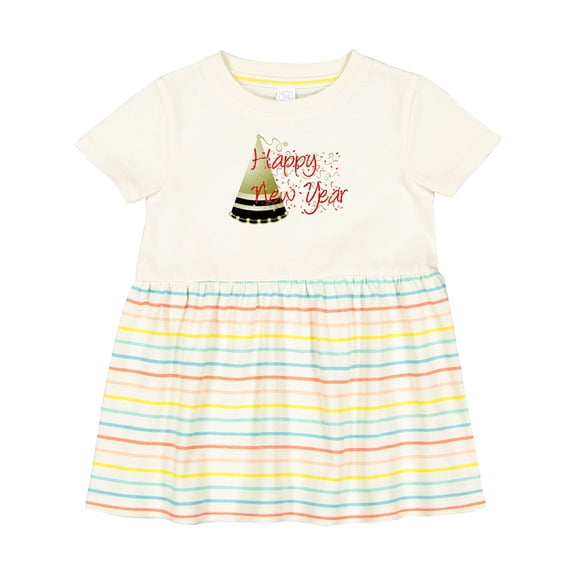 Inktastic Happy New Year Girls Baby Dress