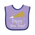 thumbnail image 1 of Inktastic Happy New Year Holiday Boys or Girls Baby Bib, 1 of 4