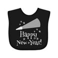 thumbnail image 1 of Inktastic Happy New Year Holiday Boys or Girls Baby Bib, 1 of 4