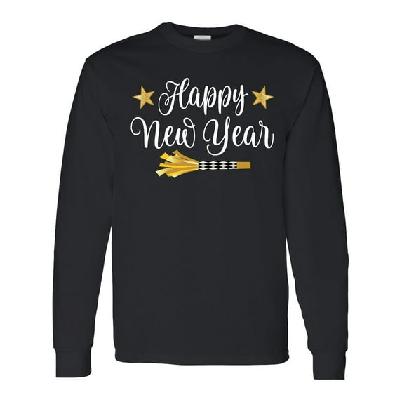 Inktastic Happy New Year Holiday Party Long Sleeve T-Shirt