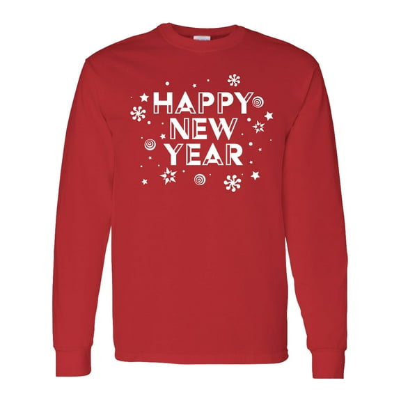 Inktastic Happy New Year Long Sleeve T-Shirt