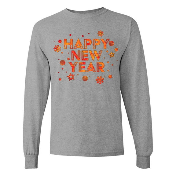 Inktastic Happy New Year Long Sleeve T-Shirt