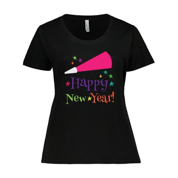 Inktastic Happy New Year Party Women's Plus Size T-Shirt