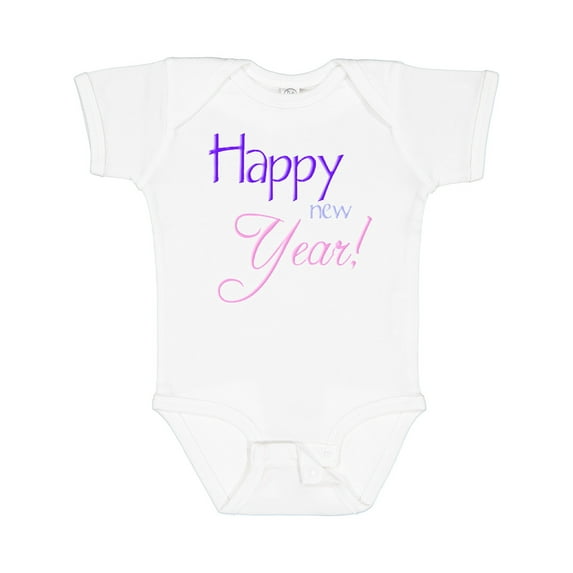 Inktastic Happy New Year colorful Boys or Girls Baby Bodysuit