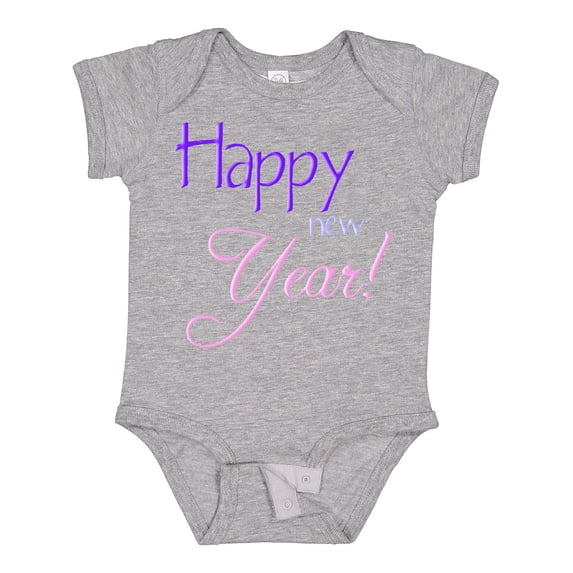 Inktastic Happy New Year colorful Boys or Girls Baby Bodysuit