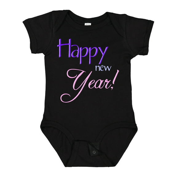 Inktastic Happy New Year colorful Boys or Girls Baby Bodysuit
