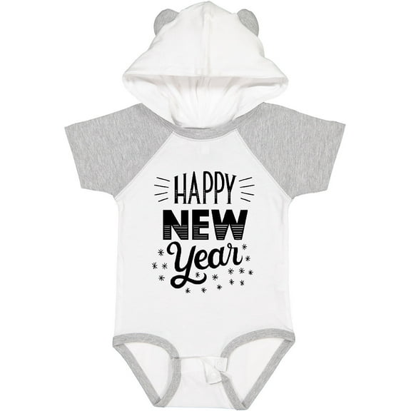 Inktastic Happy New Year in Hand Lettering Boys or Girls Baby Bodysuit