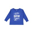 thumbnail image 1 of Inktastic Happy New Year in Hand Lettering Boys or Girls Long Sleeve Toddler T-Shirt, 1 of 5