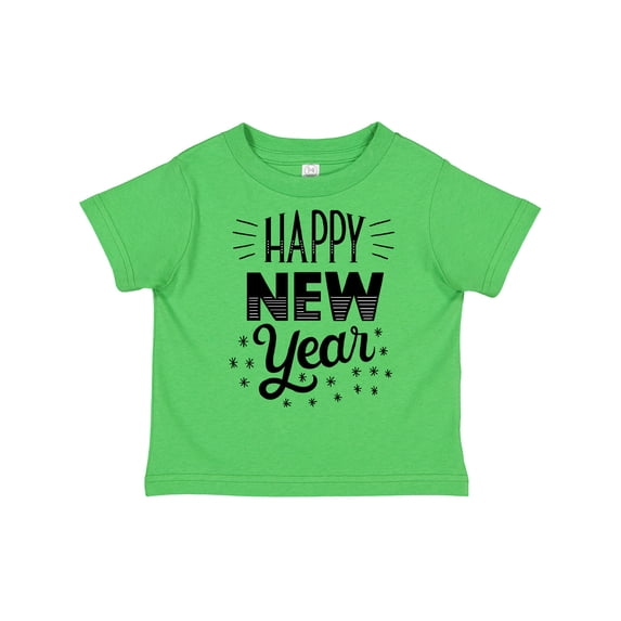 Inktastic Happy New Year in Hand Lettering Boys or Girls Toddler T-Shirt