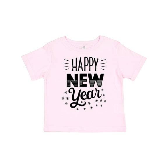 Inktastic Happy New Year in Hand Lettering Boys or Girls Toddler T-Shirt