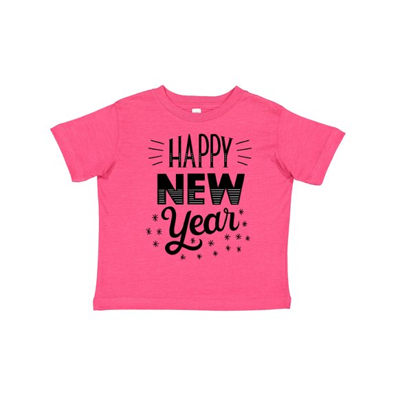 Inktastic Happy New Year in Hand Lettering Boys or Girls Toddler T-Shirt