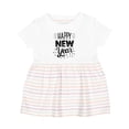 thumbnail image 1 of Inktastic Happy New Year in Hand Lettering Girls Baby Dress, 1 of 5