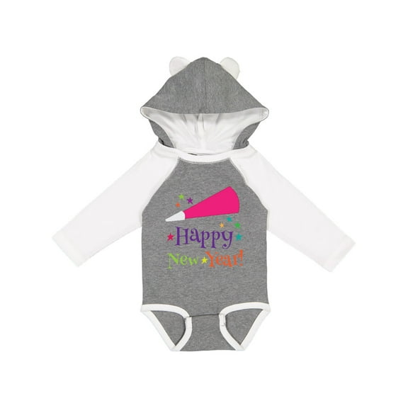 Inktastic Happy New Year party Boys or Girls Long Sleeve Baby Bodysuit
