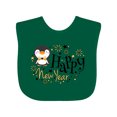 thumbnail image 1 of Inktastic Happy New Year with Cute Penguin Boys or Girls Baby Bib, 1 of 4