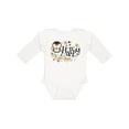 thumbnail image 1 of Inktastic Happy New Year with Cute Penguin Boys or Girls Long Sleeve Baby Bodysuit, 1 of 5