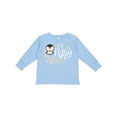 thumbnail image 1 of Inktastic Happy New Year with Cute Penguin Boys or Girls Long Sleeve Toddler T-Shirt, 1 of 5