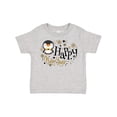 thumbnail image 1 of Inktastic Happy New Year with Cute Penguin Boys or Girls Toddler T-Shirt, 1 of 5