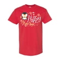 thumbnail image 1 of Inktastic Happy New Year with Cute Penguin T-Shirt, 1 of 5