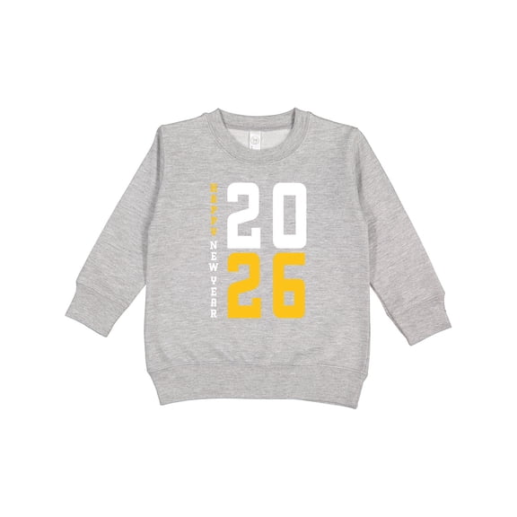 Inktastic Happy New Years 2026 Toddler Sweatshirt