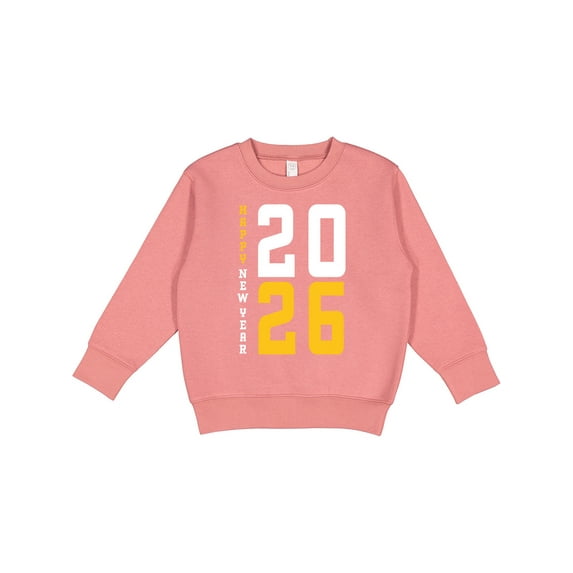 Inktastic Happy New Years 2026 Toddler Sweatshirt
