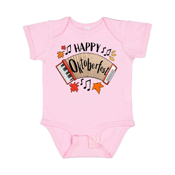 Inktastic Happy Oktoberfest- Accordian Boys or Girls Baby Bodysuit