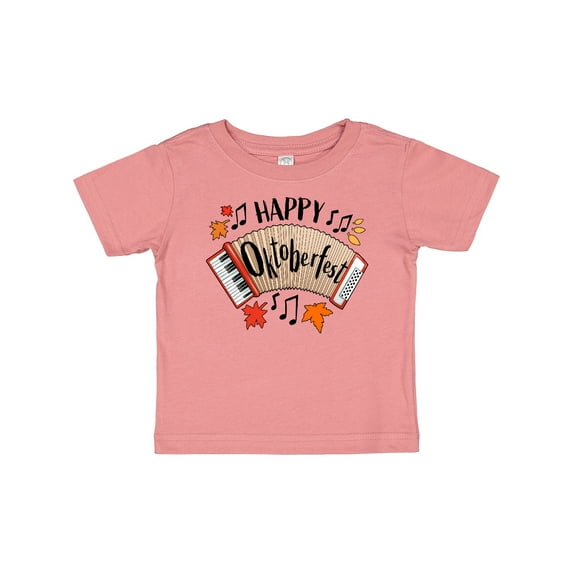 Inktastic Happy Oktoberfest- Accordian Boys or Girls Baby T-Shirt