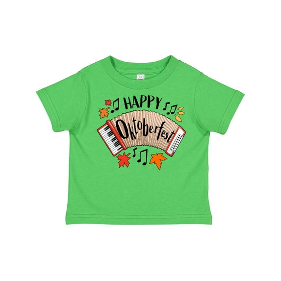 Inktastic Happy Oktoberfest Accordian Boys or Girls Toddler T-Shirt