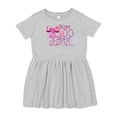 thumbnail image 1 of Inktastic Happy One Hundred Days of School Bow and Flowers Girls Toddler Dress, 1 of 5