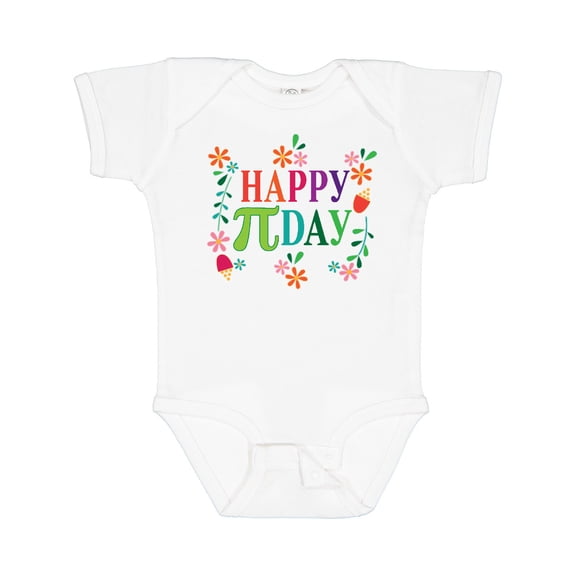 Inktastic Happy Pi Day Girls Girls Baby Bodysuit