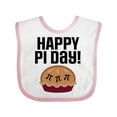 thumbnail image 1 of Inktastic Happy Pi Day Math Holiday Boys or Girls Baby Bib, 1 of 4