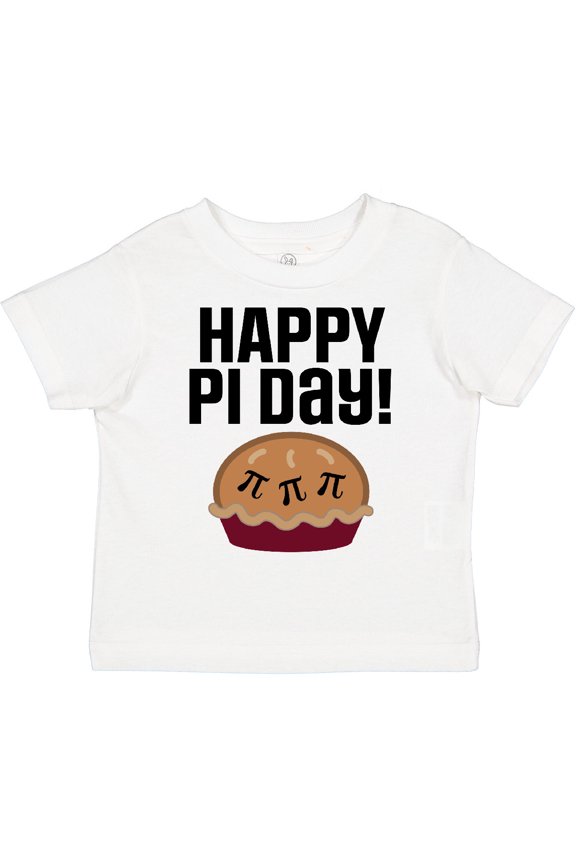 Happy Pi Day Math Holiday Boys or Girls Toddler T-Shirt