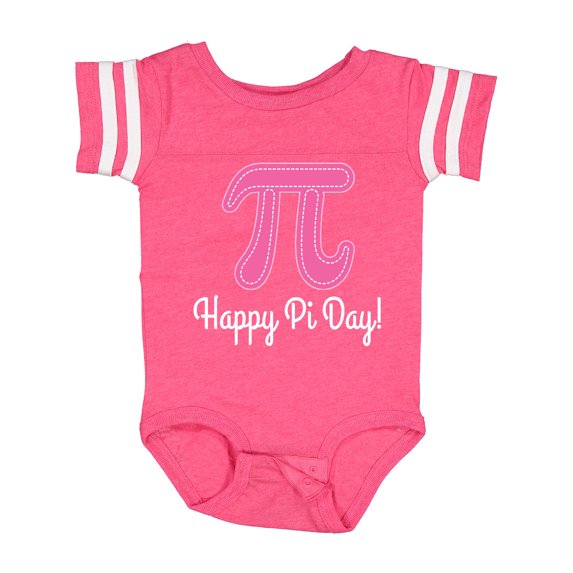 Inktastic Happy Pi Day Pink Math Symbol Girls Baby Bodysuit