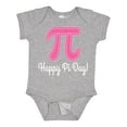 thumbnail image 1 of Inktastic Happy Pi Day Pink Math Symbol Girls Baby Bodysuit, 1 of 5