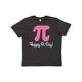 thumbnail image 1 of Inktastic Happy Pi Day Pink Math Symbol Youth T-Shirt, 1 of 5