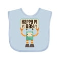 thumbnail image 1 of Inktastic Happy Pi Day Robot Math Class Boys or Girls Baby Bib, 1 of 4