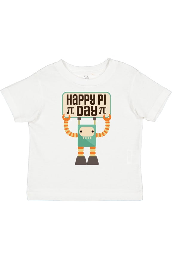 Happy Pi Day Robot Math Class Boys or Girls Toddler T-Shirt