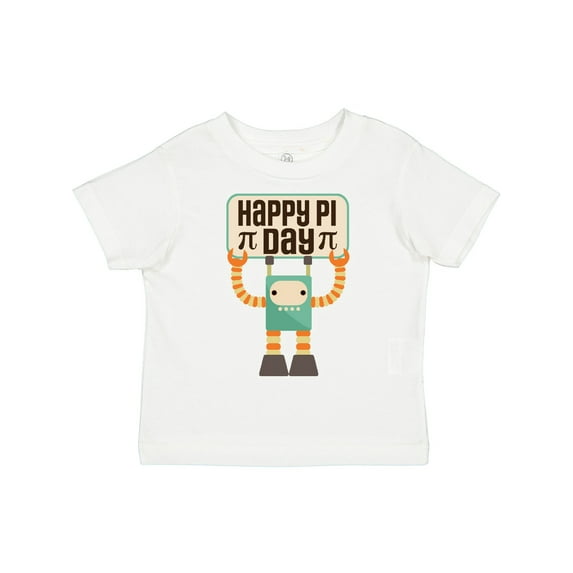 Inktastic Happy Pi Day Robot Math Class Boys or Girls Toddler T-Shirt