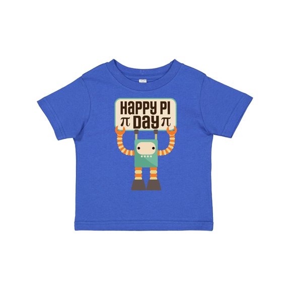 Inktastic Happy Pi Day Robot Math Class Boys or Girls Toddler T-Shirt
