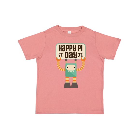 Inktastic Happy Pi Day Robot Math Class Boys or Girls Toddler T-Shirt