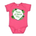 thumbnail image 1 of Inktastic Happy St. Patrick's Day Clovers Boys or Girls Baby Bodysuit, 1 of 5