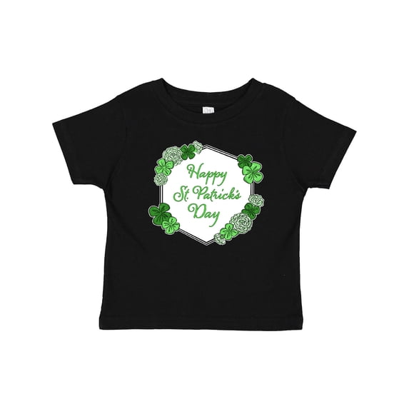 Inktastic Happy St. Patrick's Day Clovers Boys or Girls Baby T-Shirt