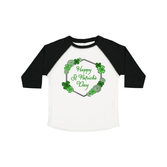 Inktastic Happy St. Patrick's Day Clovers Boys or Girls Toddler T-Shirt