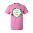 thumbnail image 1 of Inktastic Happy St. Patrick's Day Clovers T-Shirt, 1 of 5