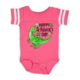 thumbnail image 1 of Inktastic Happy St. Patrick's Day- Green Dinosaur Boys or Girls Baby Bodysuit, 1 of 5