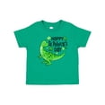 thumbnail image 1 of Inktastic Happy St. Patrick's Day Green Dinosaur Boys or Girls Baby T-Shirt, 1 of 5