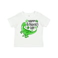 thumbnail image 1 of Inktastic Happy St. Patrick's Day Green Dinosaur Boys or Girls Toddler T-Shirt, 1 of 5