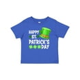 thumbnail image 1 of Inktastic Happy St. Patrick's Day Green Hat and Clovers Boys or Girls Baby T-Shirt, 1 of 5