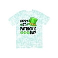 thumbnail image 1 of Inktastic Happy St. Patrick's Day Green Hat and Clovers T-Shirt, 1 of 4