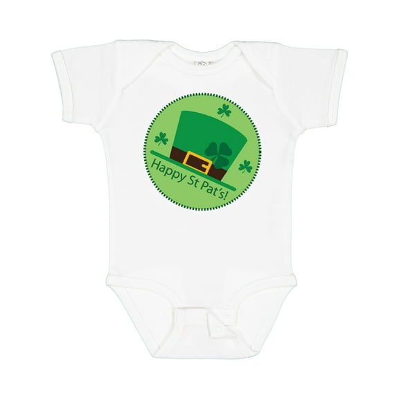 Inktastic Happy St Patrick's Day Irish Boys or Girls Baby Bodysuit